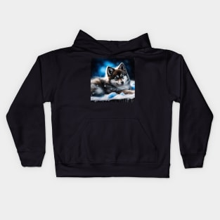 Cute Pomsky Kids Hoodie